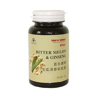 茶玛尤 百合康牌苦瓜洋参软胶囊(玛尔)