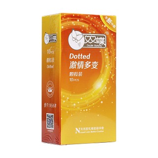 双蝶避孕套激情多变颗粒装(双蝶)