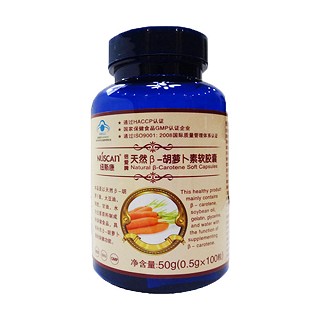 纽斯康牌天然β-胡萝卜素软胶囊 (纽斯康)