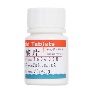 叶酸片(5mg*100片/瓶)