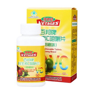 维他健百邦牌维生素c咀嚼片(百年健康)
