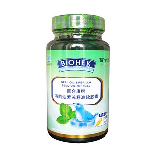 百合康牌海豹油紫苏籽油软胶囊(百合)