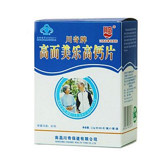 川奇牌高而美乐高钙片(川奇)