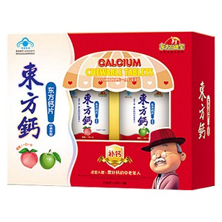 东方同康宝牌东方钙咀嚼片中老年(青苹果+水蜜桃)